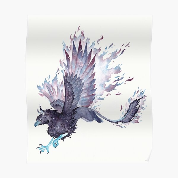 Space Gryphon Poster