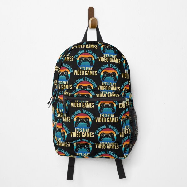 Item preview, I'm Done Teaching Let's Play Video Games - Retired Teacher, Educator Gamer, Gamer Teacher, Professor Video Games, Teacher Retirement, Professor Emeritus, Teacher Video Games designed and sold by jadedscientist.