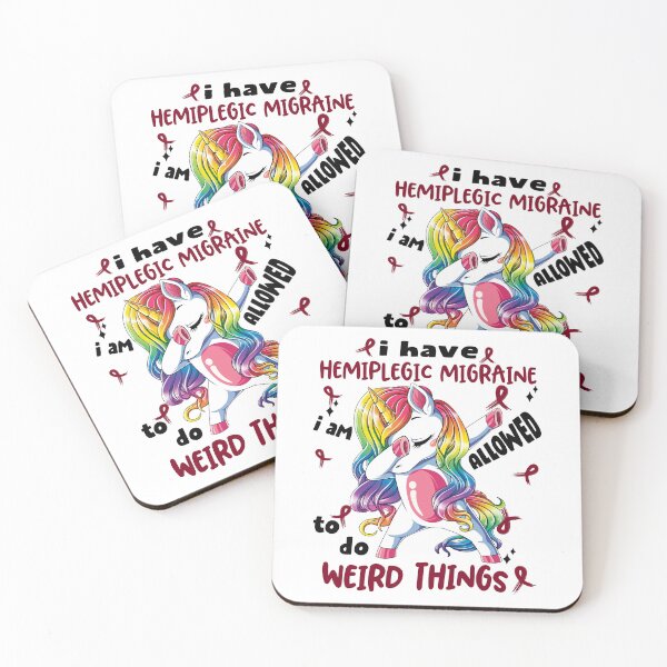 Item preview, Hemiplegic Migraine Awareness Funny I have Hemiplegic Migraine i'm allowed to do Weird Things! designed and sold by JanetShop809.