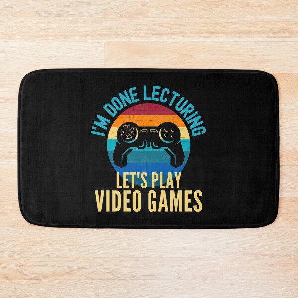 Item preview, I'm Done Lecturing Let's Play Video Games - Retired Teacher, Educator Gamer, Gamer Teacher, Professor Video Games, Teacher Retirement, Professor Emeritus, Teacher Video Games designed and sold by jadedscientist.