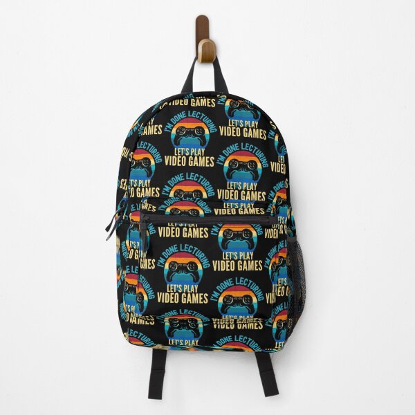 Item preview, I'm Done Lecturing Let's Play Video Games - Retired Teacher, Educator Gamer, Gamer Teacher, Professor Video Games, Teacher Retirement, Professor Emeritus, Teacher Video Games designed and sold by jadedscientist.