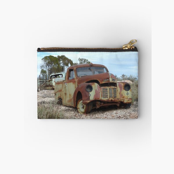 Item preview, Old ute atop Lunatic Hill (Lightning Ridge NSW) designed and sold by DashTravels.