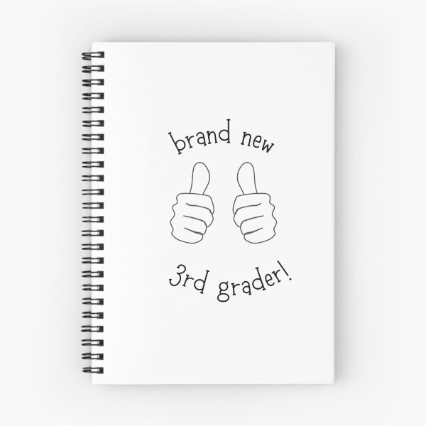 Item preview, Brand New 3rd Grader! (light background) designed and sold by SidefatSayings.