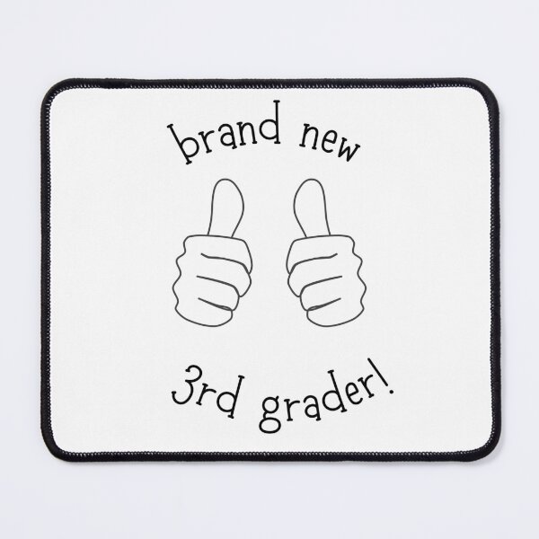 Item preview, Brand New 3rd Grader! (light background) designed and sold by SidefatSayings.