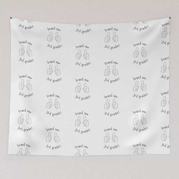 Item preview, Brand New 3rd Grader! (light background) designed and sold by SidefatSayings.