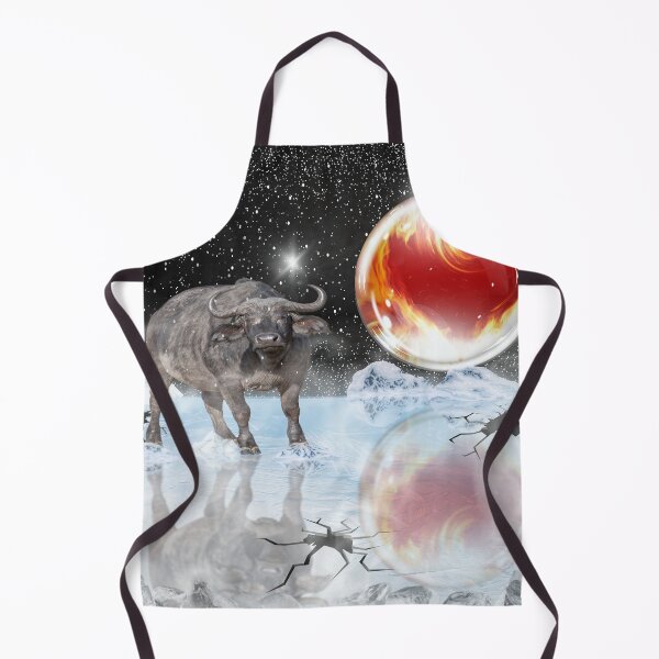 Item preview, A buffalo is strayed on icy surface. designed and sold by ThanhCong-VN.