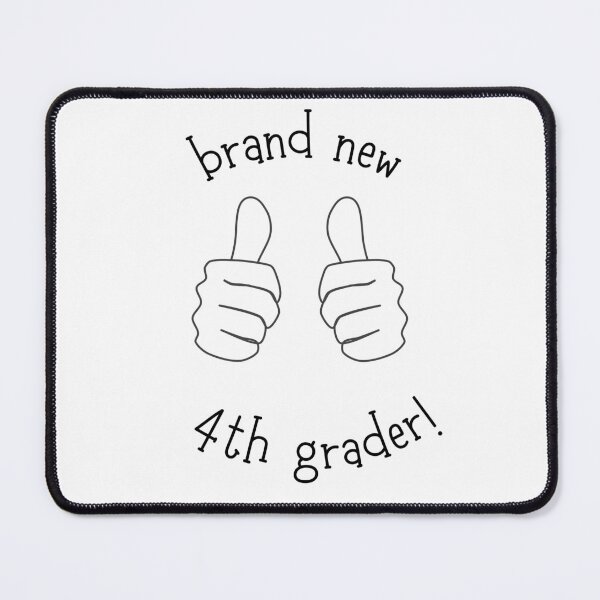 Item preview, Brand New 4th Grader! (light background) designed and sold by SidefatSayings.