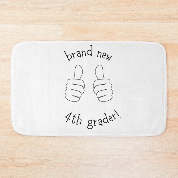 Item preview, Brand New 4th Grader! (light background) designed and sold by SidefatSayings.
