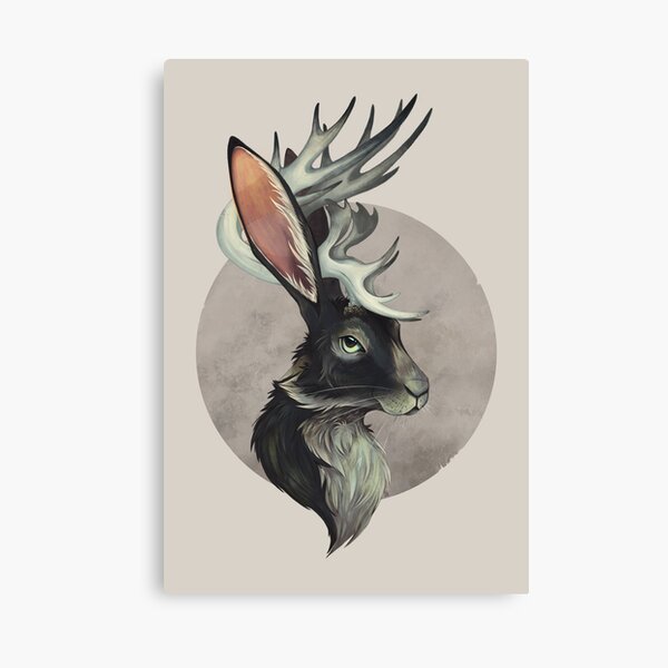 Jackalope Canvas Print
