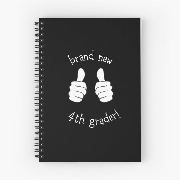 Item preview, Brand New 4th Grader! (dark background) designed and sold by SidefatSayings.