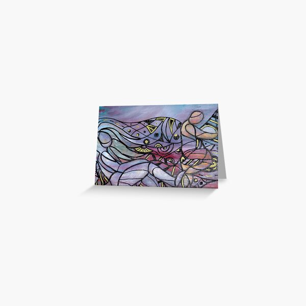 Stealing The Moon by Donna Williams Greeting Card