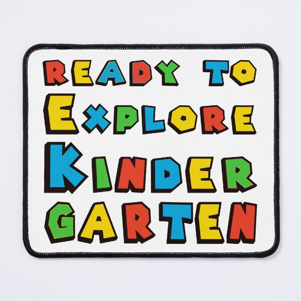 Item preview, Ready To Explore Kindergarten Colored Text Classic T-Shirt designed and sold by AstralRadiance.