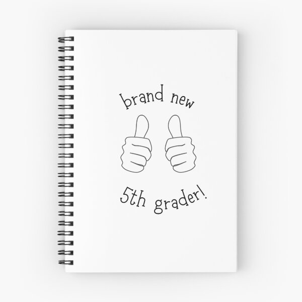 Item preview, Brand New 5th Grader! (light background) designed and sold by SidefatSayings.