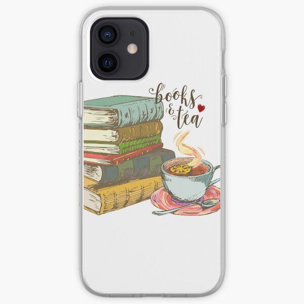 Books and tea iPhone Soft Case