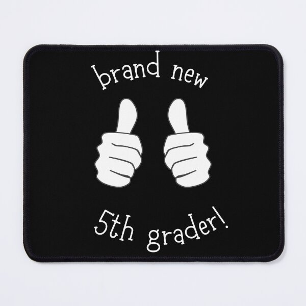 Item preview, Brand New 5th Grader! (dark background) designed and sold by SidefatSayings.