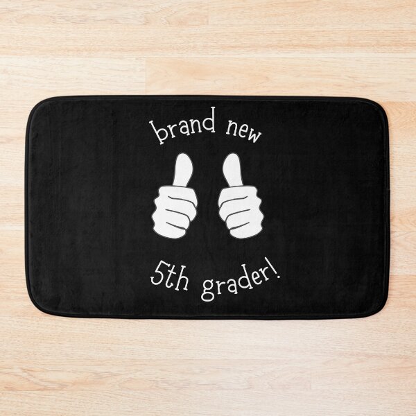 Item preview, Brand New 5th Grader! (dark background) designed and sold by SidefatSayings.