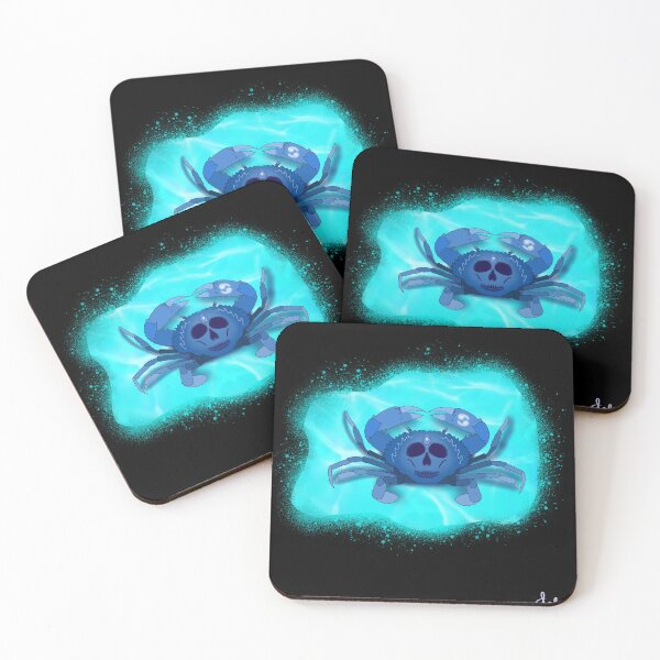 Item preview, Skull Themed Zodiac Set: Cancer designed and sold by salemalexis.