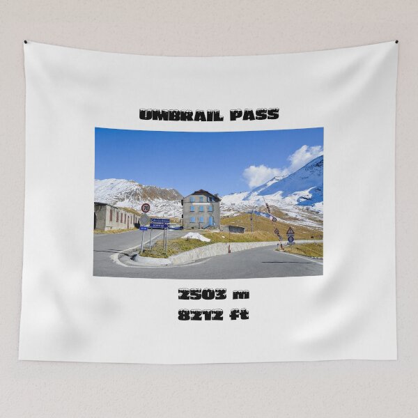 Item preview, Umbrail Pass Passo dell Umbrail Italy Switzerland designed and sold by aavyanshi.