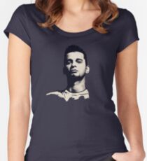 Depeche mode : Dave Gahan 1990 Women's Fitted Scoop T-Shirt