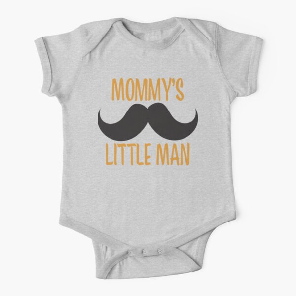 Mommy's Little Man Short Sleeve Baby One-Piece
