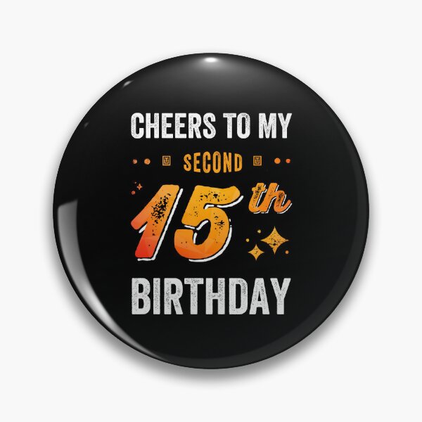 Item preview, Funny 30th Birthday Cheers To My Second Fifteenth  Birthday designed and sold by Uppercase Tees.