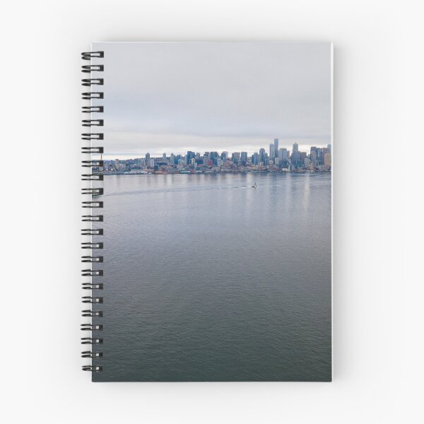 Item preview, Downtown Seattle from over Elliot Bay designed and sold by ZEDimages.