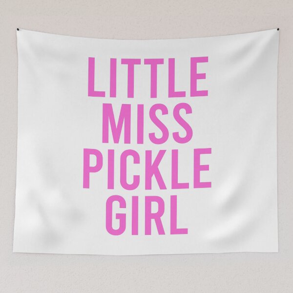 Item preview, Little Miss Pickle Girl - Pink designed and sold by Jillian Henriques.