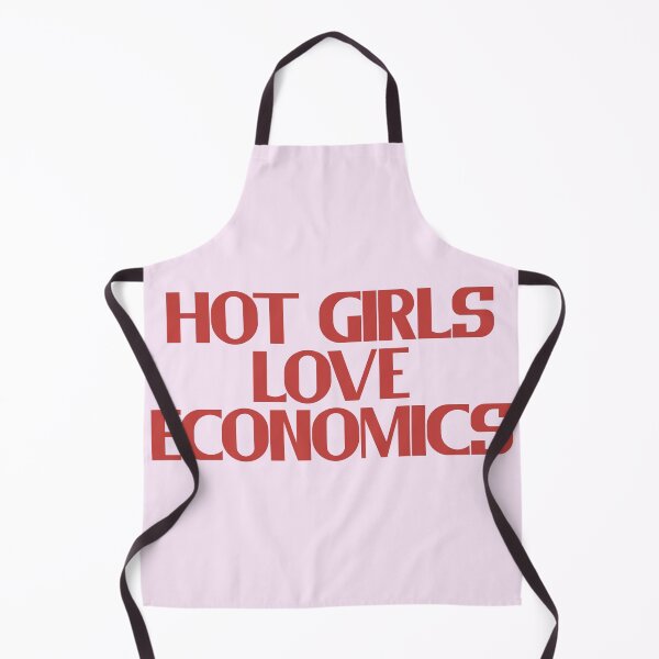 Item preview, Hot Girls Love Economics - Red Bold Text designed and sold by Chubuter.