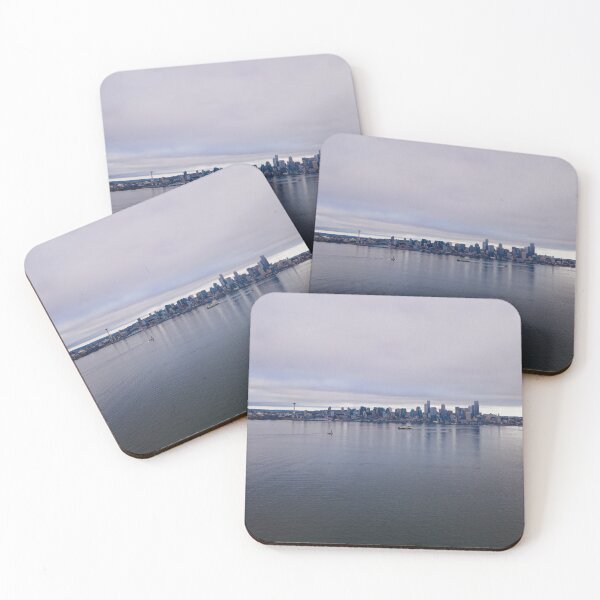 Item preview, Winter Day over Elliot Bay designed and sold by ZEDimages.