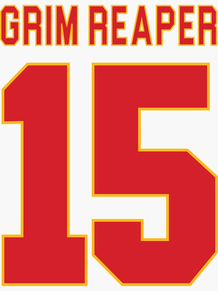 Patrick Mahomes Jersey Sticker for Sale by cbaunoch