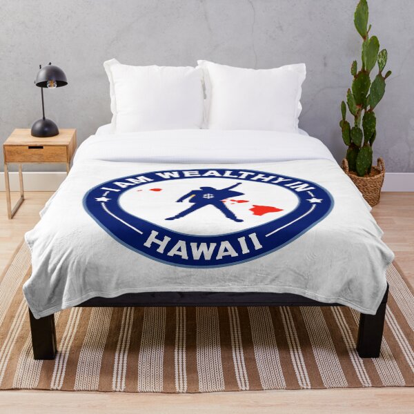 Artikelvorschau, I am wealthy in Hawaii - Love & Happiness in Hawaii, USA - entworfen und verkauft von 1212-Design.
