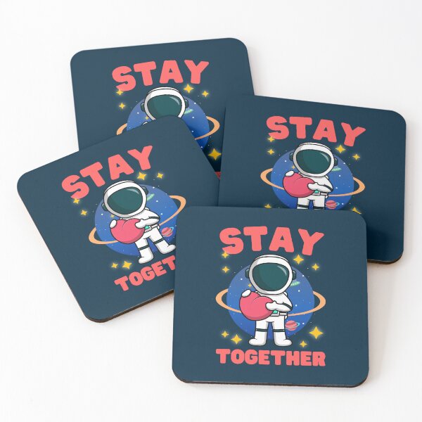 Item preview, | Stay Together | Astronaut Heart |  designed and sold by Keep Smiling.