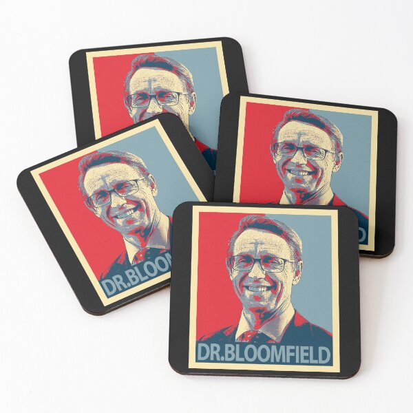 Who Loves Music Back And Dr Ashley Bloomfield Photographic Style Coasters (Set of 4)