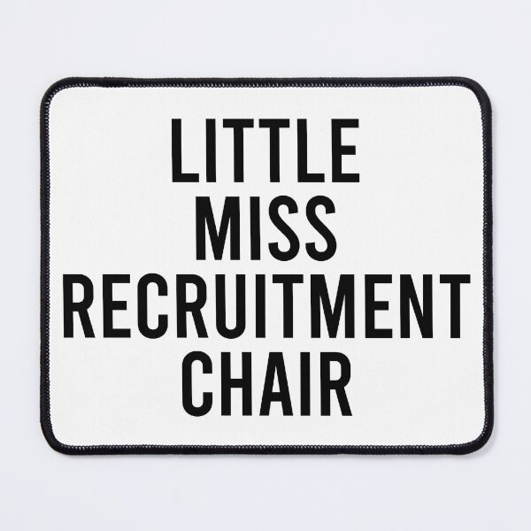Item preview, Little Miss Recruitment Chair - Black designed and sold by Jillian Henriques.