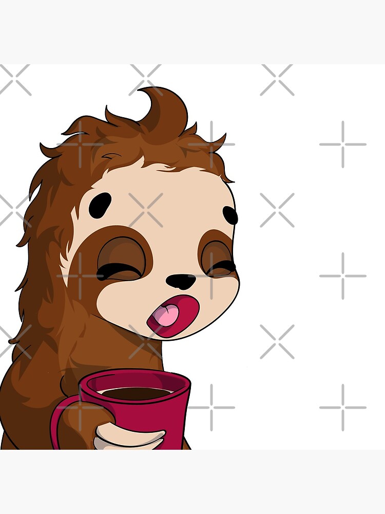 "Sleepy sloth, good morning" Clock for Sale by o-ta | Redbubble