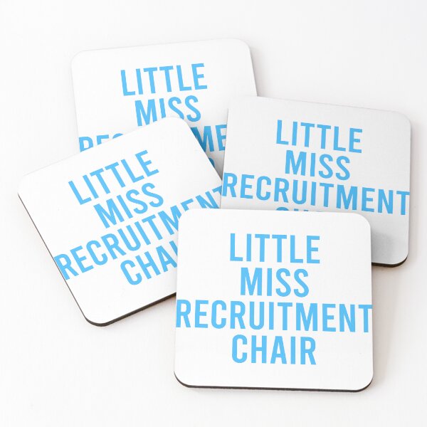 Item preview, Little Miss Recruitment Chair - Blue designed and sold by Jillian Henriques.