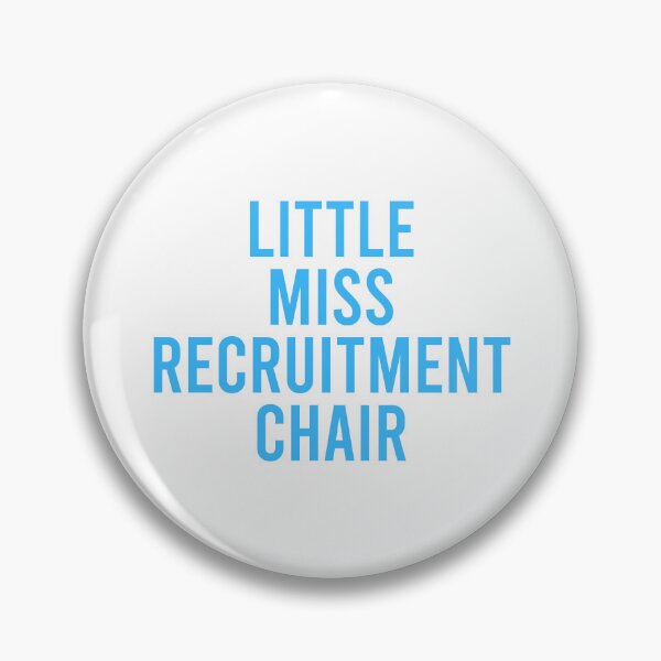 Item preview, Little Miss Recruitment Chair - Blue designed and sold by Jillian Henriques.
