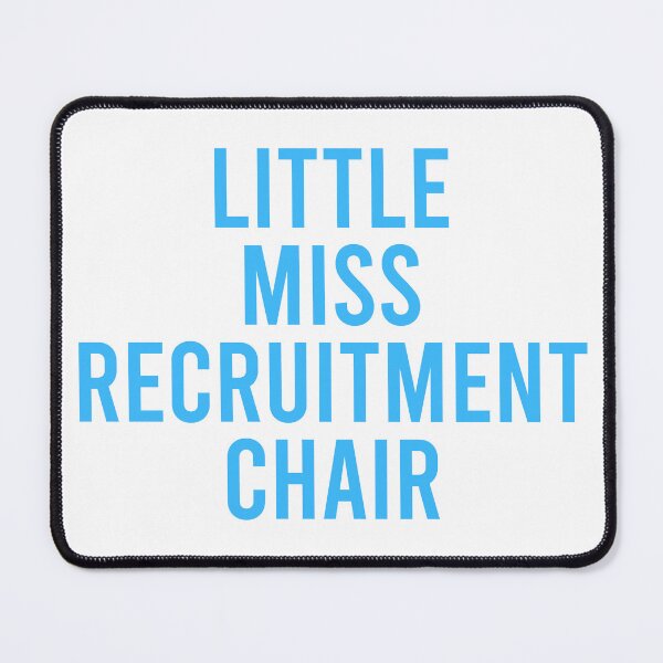 Item preview, Little Miss Recruitment Chair - Blue designed and sold by Jillian Henriques.