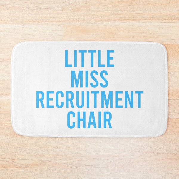 Item preview, Little Miss Recruitment Chair - Blue designed and sold by Jillian Henriques.