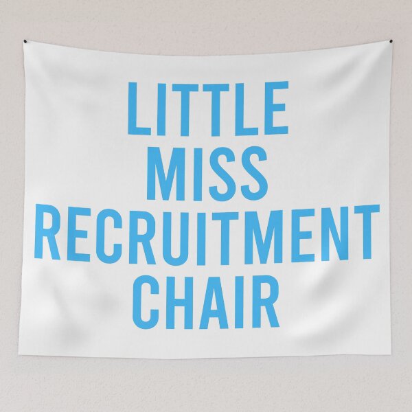 Item preview, Little Miss Recruitment Chair - Blue designed and sold by Jillian Henriques.