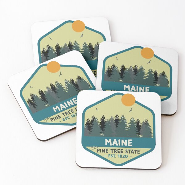 Item preview, The State of Maine – The Pine Tree State designed and sold by Q3Designs.