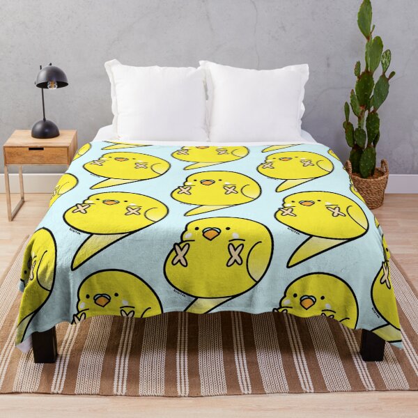 Item preview, Pudgie Budgie (Lutino) designed and sold by birbltea.