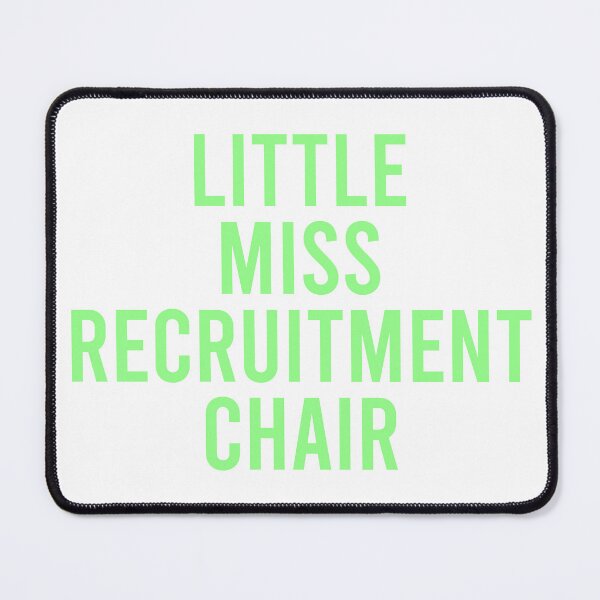 Item preview, Little Miss Recruitment Chair - Green designed and sold by Jillian Henriques.