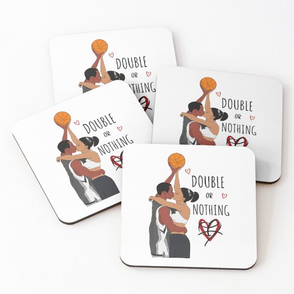 Item preview, Couple Black Basketball I Love You Double Or Nothing designed and sold by Teapot-art.