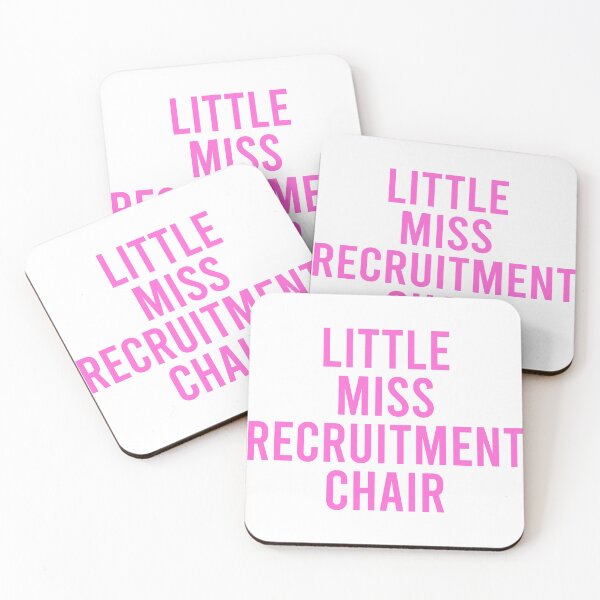 Item preview, Little Miss Recruitment Chair - Pink designed and sold by Jillian Henriques.