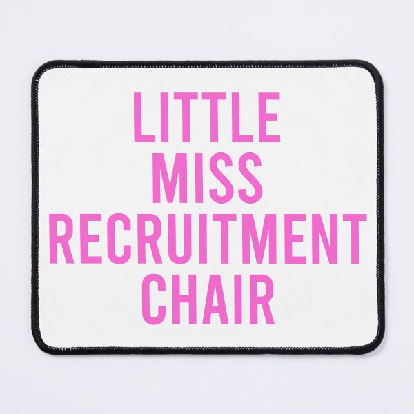 Item preview, Little Miss Recruitment Chair - Pink designed and sold by Jillian Henriques.