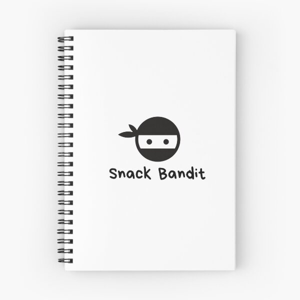 Item preview, Snack Bandit | Funny Kids | Hungry | Thief | Ninja | Food | Light Background designed and sold by SidefatSayings.