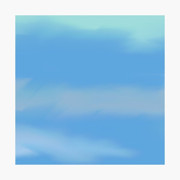 Blue sky coordinate Photographic Print