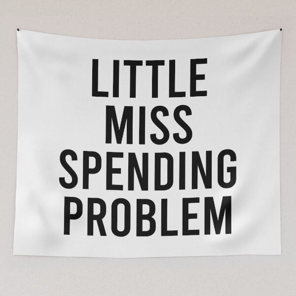 Item preview, Little Miss Spending Problem - Black designed and sold by Jillian Henriques.