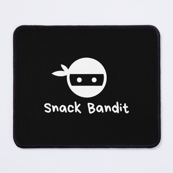Item preview, Snack Bandit | Funny Kids | Hungry | Thief | Ninja | Food | Dark Background designed and sold by SidefatSayings.